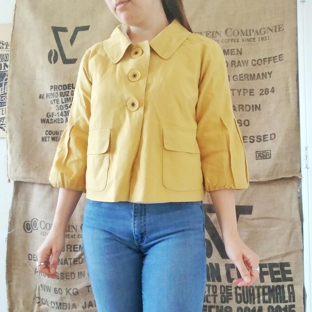 Yellow Cape Jacket